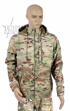 Bluza Soft Shell - odpinany kaptur - multi