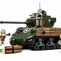 Czołg US- seria Druga Wojna - klocki (B1110)
