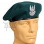 Beret polski - z orłem - zielony - nowy
