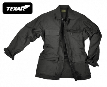 Bluza BDU - czarna - ripstop - Texar