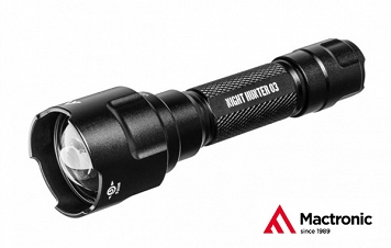 Latarka taktyczna NIGHT HUNTER 03 z akumulatorem i z ładowarkami - funkcja focus - 1150 lm - Mactronic