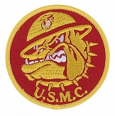 Naszywka USMC Bulldog
