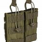Ładownica M 4/M 16 - podwójna - otwarta - Molle - zielona