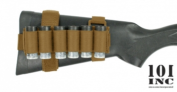 Ładownica na kolbę do strzelby - Buttstock Shell Holder - coyote