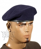Beret czeski - tłoczony - granatowy - używany