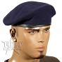 Beret czeski - tłoczony - granatowy - używany