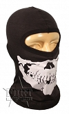 Kominiarka - Czaszka - Skull Balaclava 1 otwór - czarna 