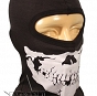 Kominiarka - Czaszka - Skull Balaclava 1 otwór - czarna 