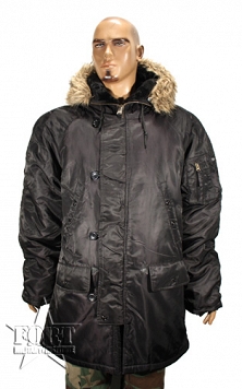 Kurtka Alaska N3B - czarna 