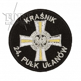 Naszywka - 24 Pułk Ułanów - Kraśnik