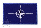 Naszywka - Flaga NATO - 8x5cm