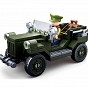 Jeep - Allied Light Truck - seria Druga Wojna - klocki (B0682) 