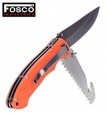 Nóż składany Bushcraft - orange