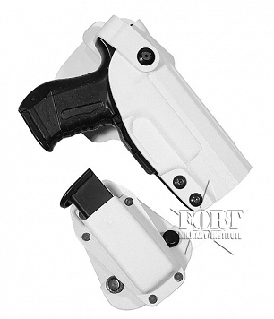 Kabura biała - Kydex - Walther P99+ ładownica - WRD i ŻW - nowa