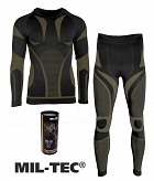 Bielizna termoaktywna 4-Way Stretch Performance - czarna - Mil-Tec