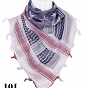 Arafatka PLO Scarf Star - z gwiazdami - biała